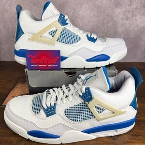 NEW Jordan 4 Retro Military Blue 2006 Size 15 308497-141 Men’s Sneakers OG Rare